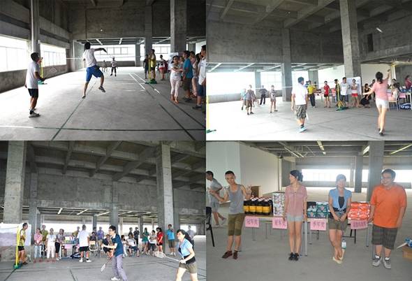 羽毛球比赛赛况